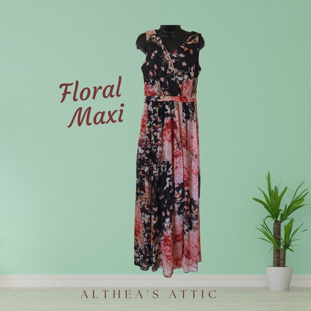 Alexa B Floral Maxi Dress